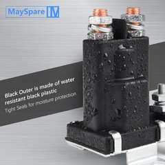 Amp 12V Solenoid Battery Isolator Starter Relay 4 Pin SPST