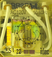 IDEC RR3PA-UL Relay 120VAC