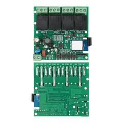 AC220V 3-Mode 4-Way WiFi Remote Control Relay Switch Module 433MHz Works w/ Tuya