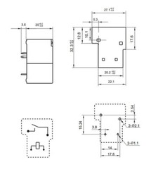 Hongfa Relays HF105F-1-JQX-105F-1-005 012 024D-1HS 4-Pin 30A Power Relay SPST-NO