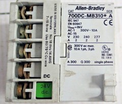 ALLEN BRADLEY 700DC-MB310 SERIES A CONTROL RELAY 10A 300V 24VDC