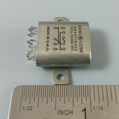 GE 3SAE1184A2 8 PIN MILSPEC ELECTROMAGNETIC RELAY