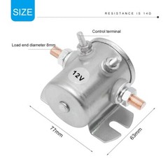 12V 300A 4 Terminal Solenoid 70-111224 3635820 1114208 for Golf Carts Heavy D…