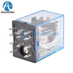 MY3NJ AC 220V / AC 110V / DC 24V 11 PIN Coil Power Relay Module Socket Base