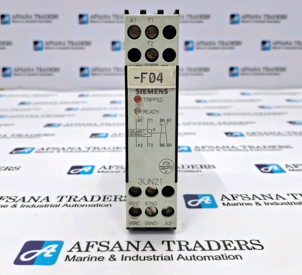 Siemens 3UN2100-0AN7 Thermistor Protection Relay 3UN21 220-240V 50/60Hz