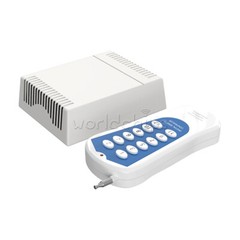 12V 10A relay 12-CH wireless Programable RF Remote Control Transmitter+Receiver