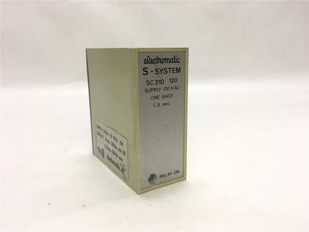 Electromatic S-System 11-Pole Recycler SC210 120 One Shot .5Sec 120VAC 2W 5A