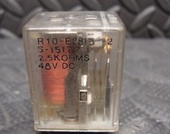 Potter & Brumfield R10-E2813-2 2.5 K Ohms 48 V DC Relay Plug In Used