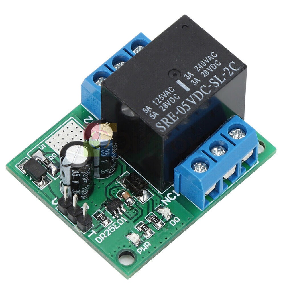 DC 5V Double Pole Double Throw DPDT Self-locking Bistable Relay Module 6V-24V