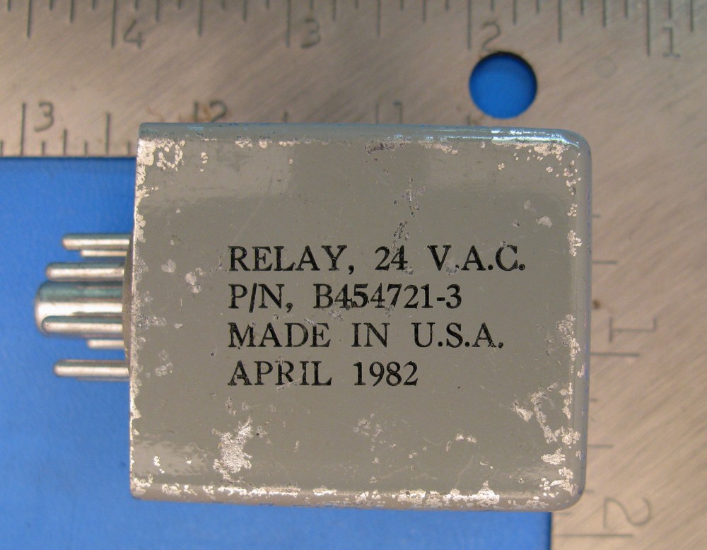Relays, Inc. ELECTRIC RELAY 24VAC; B454721-3