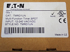 Eaton TMRD1UN Multi-Function Timer,SPDT Input 12-240 VAC/VDC
