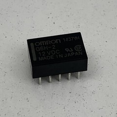 5pcs Omron G6H-2 12V Relay DPDT 1A 30VDC 0.3A 125VAC PCB Mount RH