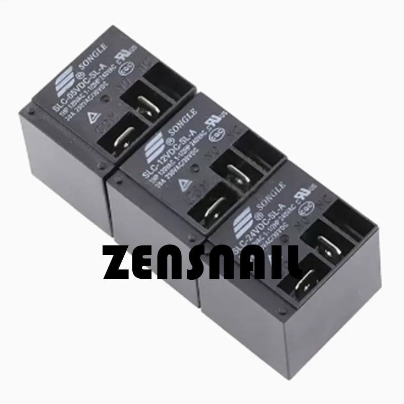 2PCS SLC-05VDC-SL-A RELAY T91 5VDC 30A 4PINS NEW