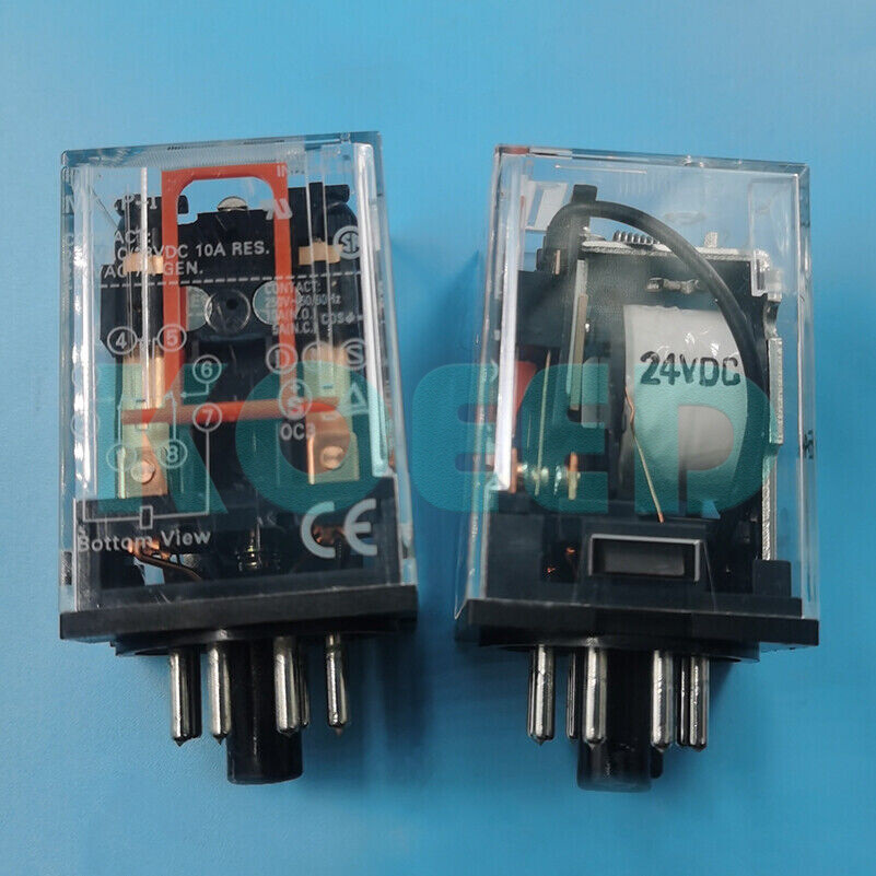 1PCS MK2P-I 24VDC Electromagnetic Relay 8Pins