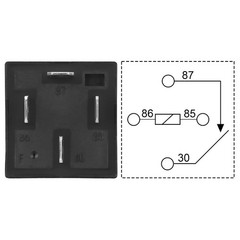 2 Pack Car Relay, 12V 40A, 4 Pin SPST, Automotive Switches and Starters, Wate…