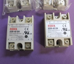 FOTEK SSR-40-DA SOLID STATE MODULE RELAY 40A 3-32 VDC 90-480 VAC LOT OF 4