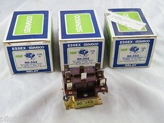 LOT OF 3 ~ NEW ~ ESSEX / STEVECO ~ CONTROL RELAY ~ PART # 90-342 ~125V DPDT 12A