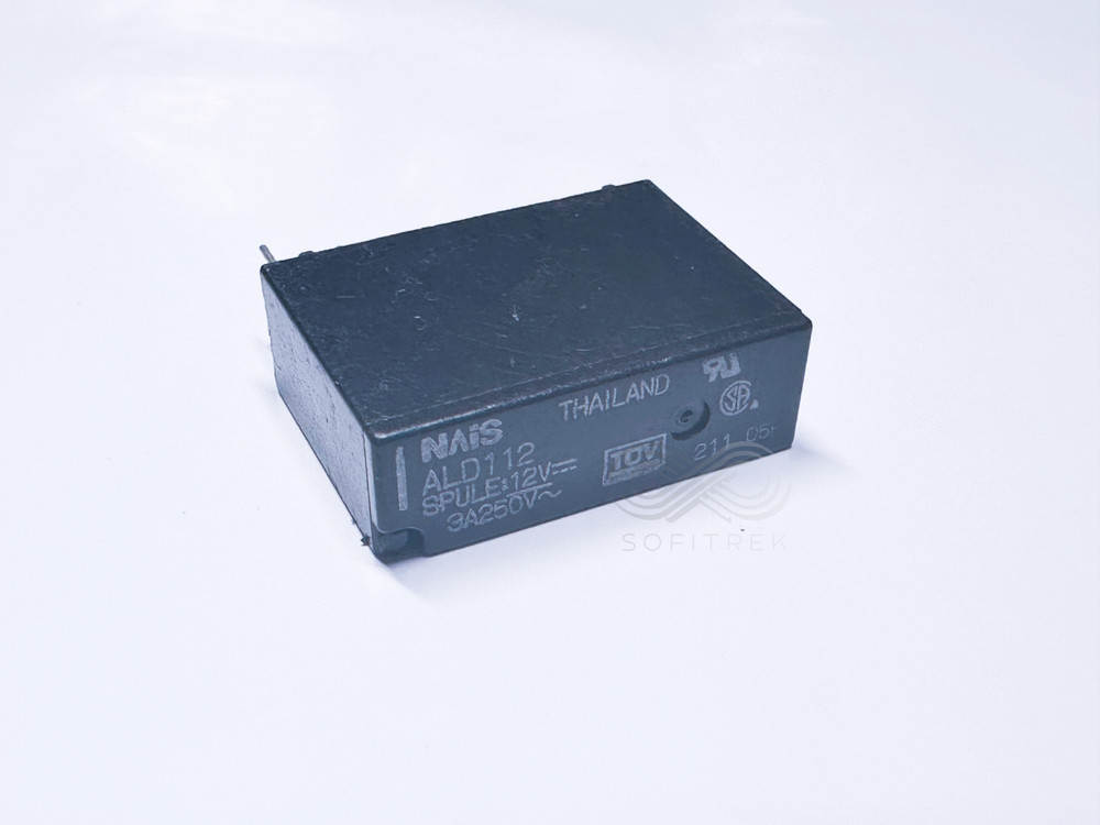 5PCS ALD112 NAIS Slim Power Relay 12VDC SPST-NO 3A 250VAC 4-Pin