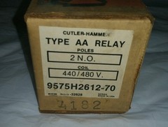 Cutler Hammer Type AA Relay 9575H2612-70