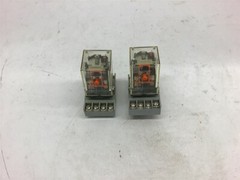 Omron MK2PN-S Contact Relay 250 VAC 10A Lot of 2
