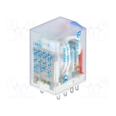 RAYEX ELECTRONICS LB4HN-24DTS 4PDT 5A DC24V PCB RELAY