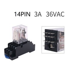 Intermediate Relay For CHINT JZX-22F/4Z DC AC 3A 14pin 12V 24V 36V 110V 220V