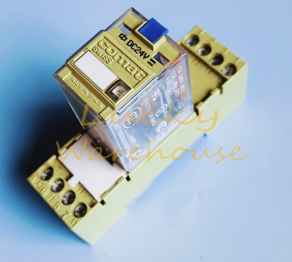 C7-A20DX DC24V Comat Power Relay With CS-18 Relay Socket x 1PC NEW~