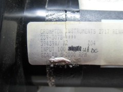 1 CROMPTON INSTRUMENTS 239-307B METER RELAY