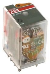 1SVR405612R3100, ABB, pluggable interface miniature relay, 230VAC, 250V/10A