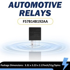 4 Pack 5-Pin 12V Multi-Purpose Relay – Compatible with Ford, Toyota, Cadillac, R