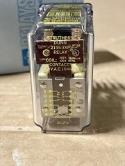 (2) Struthers Dunn Relays 219BBXP w/24-28VDC & 120VAC Coils, New & Ships FREE