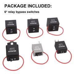 Relay Bypass Switch Kit – Amp Loop Fuel Pump Bypass, 6 Relay Tester Pack