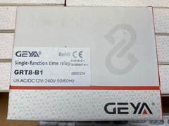 GRT8-B1, DIN Mount 16A SPDT Off-Delay Relay, Range .1s to 10 Days