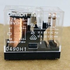 LOT 10 OMRON MINI RELAYS G2R-1A-E 48VDC – TV3 – 120VAC