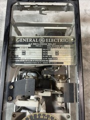General Electric A-C Reclosing Relay 5BA45AA93 Motor Type AC-1 Collectable GE