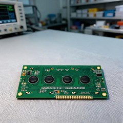 192×64 Blue Graphic LCD Module 19264A with LED Backlight for Industrial Use