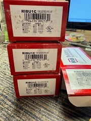 RIBU1C ENCLOSED RELAY 120V LOT OF 4 NEW FUNCTIONAL DEVICES