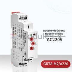 Electronic On Delay Off Delay Timer Delay Relay AC DC12V-240V 16A Din Rail