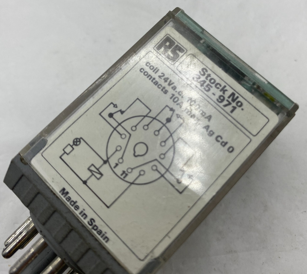 RS AUTOMATION 345-971 RELAY/RS AUTOMATION 345-971 RELAY