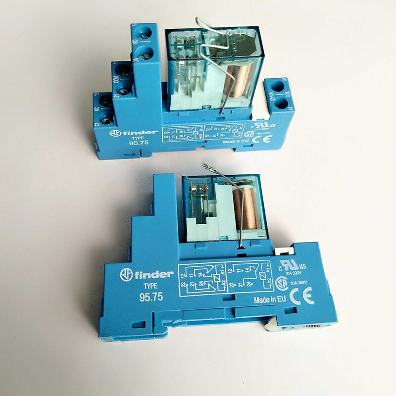 5PCS FINDER TYPE 40.52S 24VDC Power Relay with 95.75 Socket