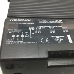Watlow DC30-60C0-0000 Solid State 30A Power Controller, 4.5-32VDC, 277-600VAC