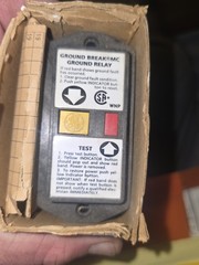 G E TMCGR1S Ground Break Relay 125v 15v. 3164-16651 Model 3AL-4551ĺ
