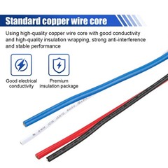 4 Pin 40/30 AMP 12V DC Car Relay Kit, Waterproof Tinned Copper Wires, Heavy Duty