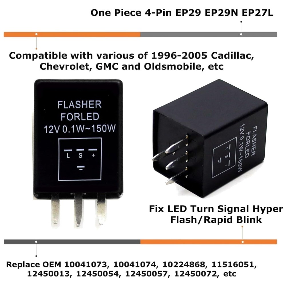 LED Flasher Relay Fix for Turn Signal Bulbs