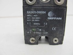 USED GEFRAN RA2425-D06S04 SOLID STATE RELAY