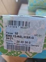10 x Phoenix Contact EMD 12-REL/KSR-G 24/21 2946560 Relay Module New/Original Packaging New