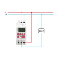 GEYA Programmable Digital LCD Timer Weekly Electronic Switch 15A AC/DC 12-240V