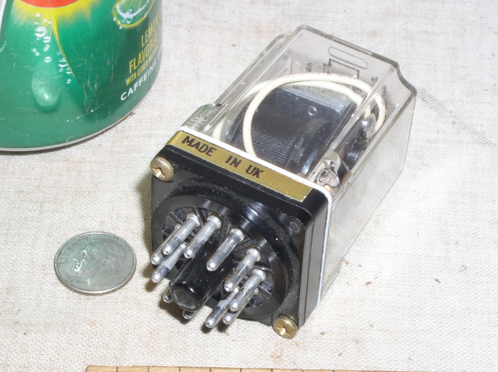 1 SYRACUSE UK 3PDT 3 POLE SKP14DC48 POWER RELAY S 48 V DC COIL 11 PIN OCTAL BASE