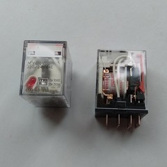 10PCS AC Miniature Power Relay MY4N-GS For Omron AC220/240V