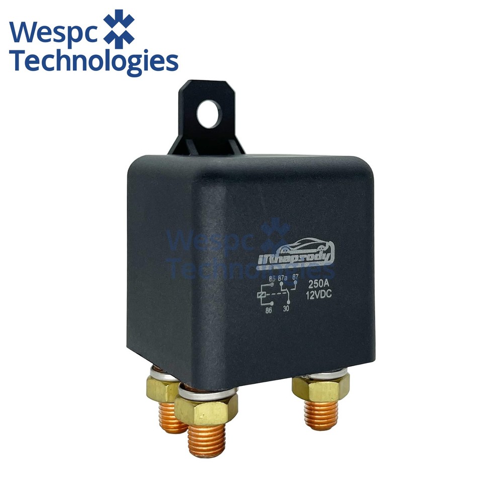 Relay 250A 12V Continuous Duty SPDT 5-Pin High Power Relay
